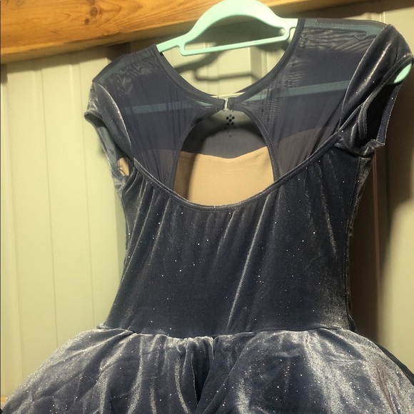 Weissman Shimmering Blue Dance Costume - Picture 3 of 6